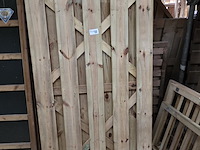 Partij schuttingpanelen o.a. hillhout - afbeelding 2 van  7