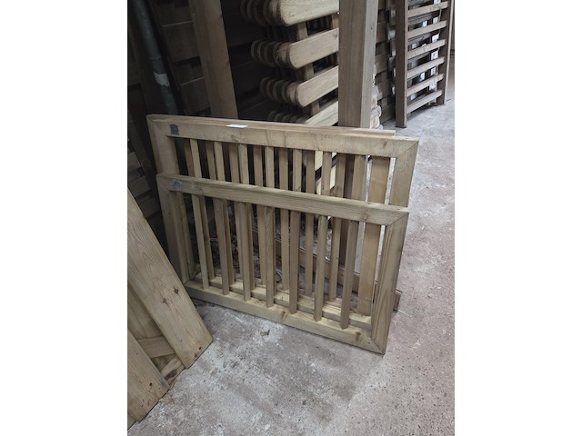 Partij schuttingpanelen o.a. hillhout - afbeelding 6 van  7
