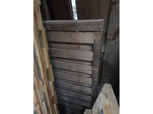 Partij schuttingpanelen o.a. hillhout - afbeelding 7 van  7