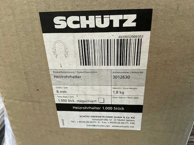 Partij schütz buisklemmen 20mm - afbeelding 4 van  4