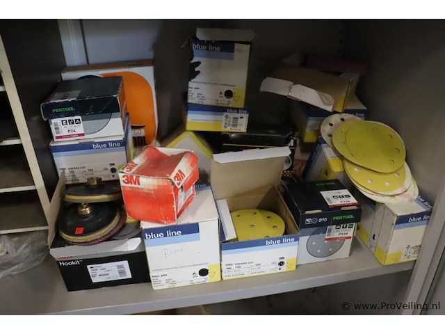 Partij schuurpapier en schuurschijven - afbeelding 4 van  10