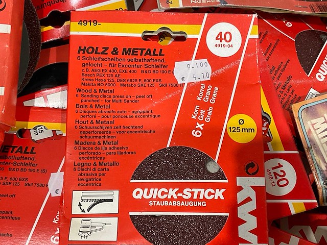 Partij schuurpapier - afbeelding 8 van  9