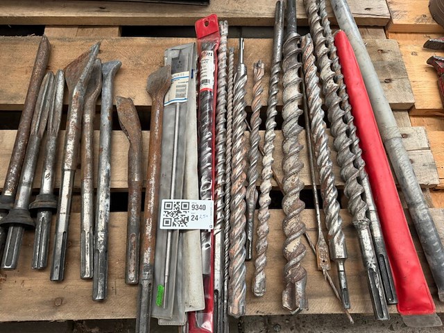 Partij sds betonboren en beitels diverse maten ca. 25x - afbeelding 3 van  5