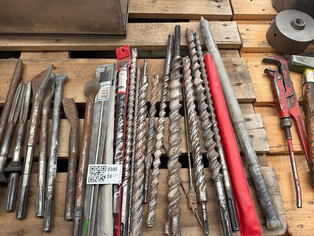 Partij sds betonboren en beitels diverse maten ca. 25x - afbeelding 4 van  5