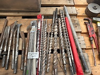 Partij sds betonboren en beitels diverse maten ca. 25x - afbeelding 4 van  5