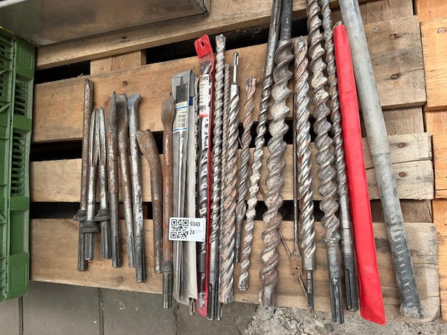 Partij sds betonboren en beitels diverse maten ca. 25x - afbeelding 5 van  5