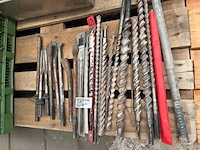 Partij sds betonboren en beitels diverse maten ca. 25x - afbeelding 5 van  5