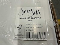 Partij seasilk sea045fsc white 50x75cm sheets (16800x) - afbeelding 4 van  4