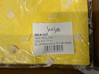 Partij seasilk sea107 yellow 50x75cm (8400x) - afbeelding 2 van  4