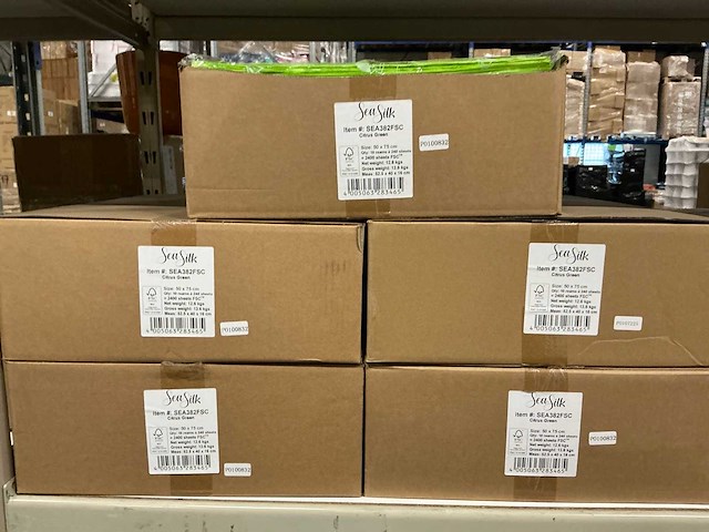 Partij seasilk sea382fsc citrus green 50x75cm sheets (12000x) - afbeelding 3 van  4