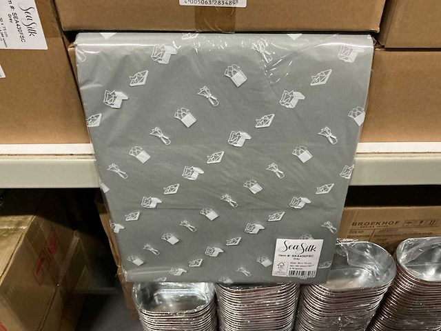 Partij seasilk sea430fsc grey 50x75cm sheets (12000x) - afbeelding 2 van  4