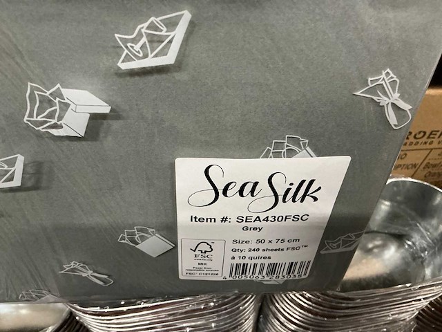 Partij seasilk sea430fsc grey 50x75cm sheets (12000x) - afbeelding 3 van  4