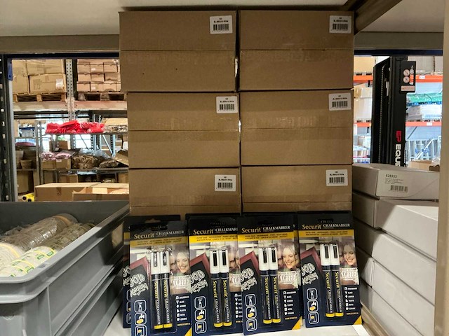 Partij securit chalkmarkers 2/verpakking (158x) - afbeelding 1 van  2