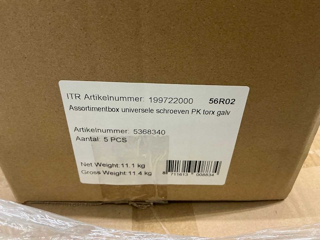 Partij sencys assortibox bouten en moeren (circa 105 stuks) - afbeelding 5 van  7