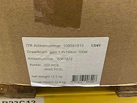 Partij sencys draadkrammen 15mm - afbeelding 6 van  6