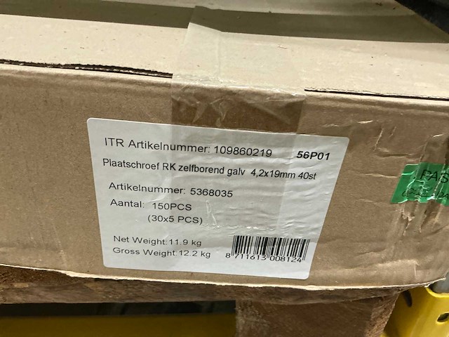 Partij sencys plaatschroeven (8 doos) - afbeelding 4 van  4