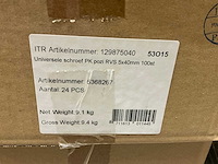 Partij sencys rvs schroeven 40mm (312x) - afbeelding 4 van  4