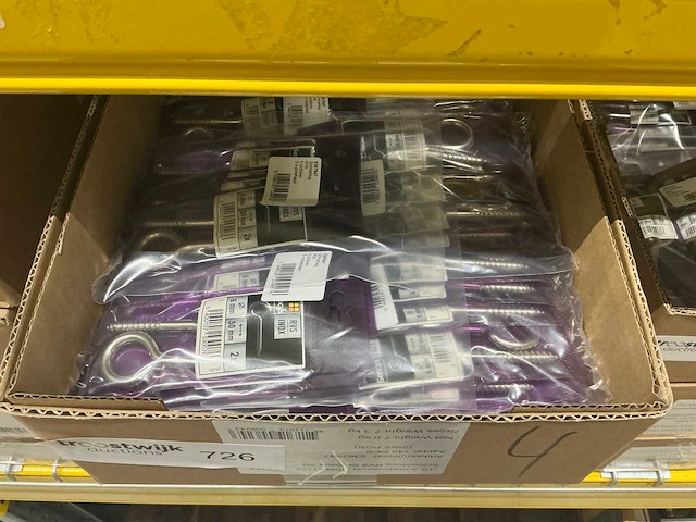 Partij sencys schroefbogen rvs 6x50mm - afbeelding 4 van  5