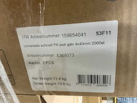 Partij sencys schroeven 4x40mm 2000x (72 stuks) - afbeelding 3 van  8