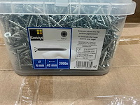 Partij sencys schroeven 4x40mm 2000x (72 stuks) - afbeelding 4 van  8