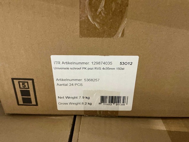 Partij sencys universele schroeven 4x35mm (9 doos) - afbeelding 5 van  5