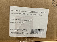 Partij sencys universele schroeven 6x80mm (90x) - afbeelding 3 van  4