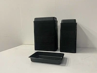 Partij serveer- en verpak bakjes 28x17x4 cm