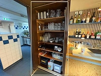 Partij servies, glaswerk en horeca benodigdheden (165x)