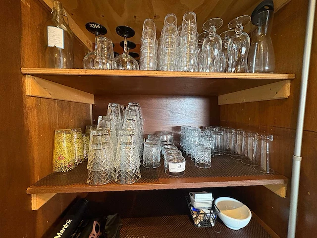 Partij servies, glaswerk en horeca benodigdheden (165x) - afbeelding 3 van  4