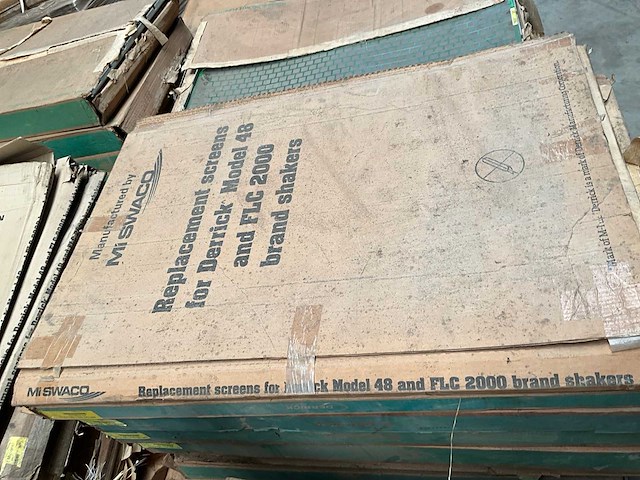 Partij shale shaker screens (zeefpanelen voor boorspoeling) - afbeelding 3 van  15