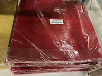 Partij sheet mesh glittered 38x40cm red&gold (1400x) - afbeelding 4 van  5
