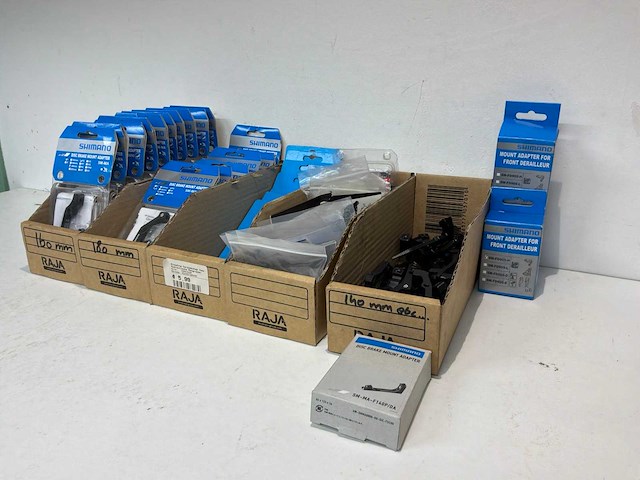 Partij shimano / elvedes disc brake mount, mount adapter rem en derailleur onderdelen - afbeelding 1 van  5