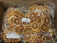 Partij sinaasappelschijfjes oranje 250gr per zak (144x) - afbeelding 1 van  3