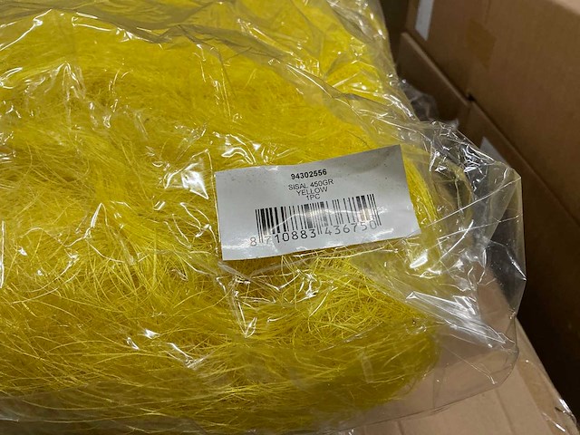 Partij sisal 450gr yellow (85x) - afbeelding 3 van  4