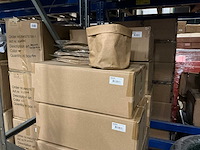 Partij sizo paper bag lederlook naturel 20 cm (360x) - afbeelding 1 van  6