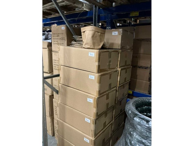 Partij sizo paper bag lederlook naturel 20 cm (360x) - afbeelding 3 van  6