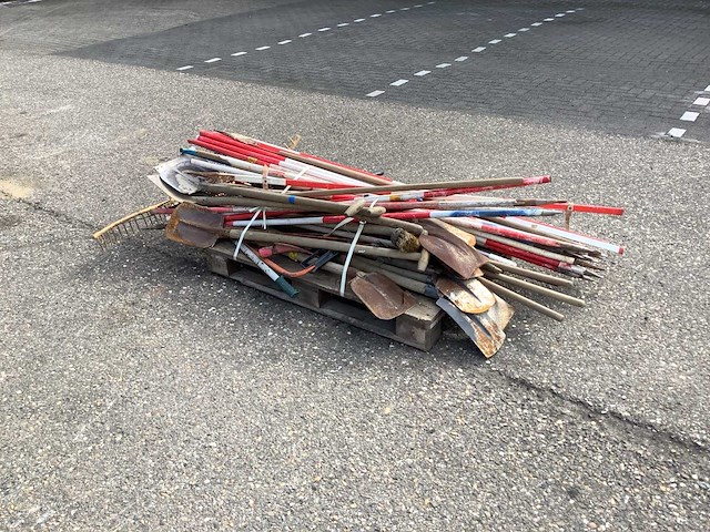 Partij sjalonstokken en tuingereedschap - afbeelding 3 van  7