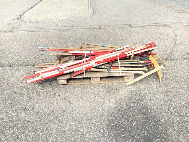 Partij sjalonstokken en tuingereedschap - afbeelding 5 van  7