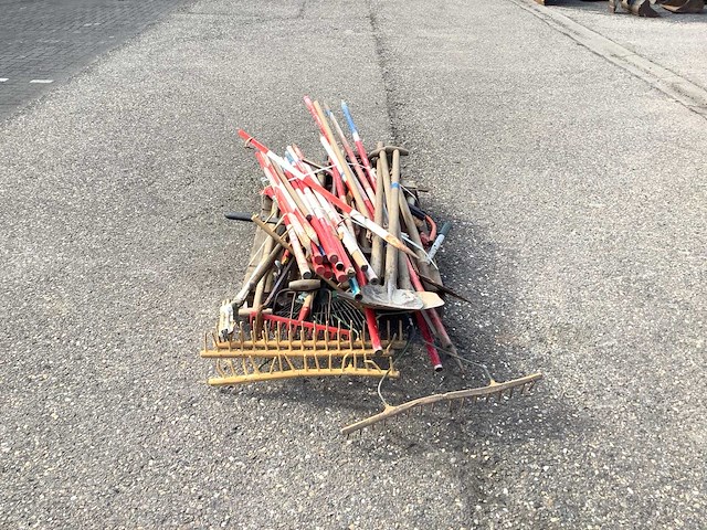 Partij sjalonstokken en tuingereedschap - afbeelding 7 van  7