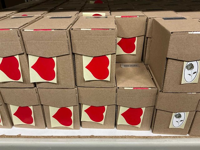 Partij sluitstickers 500 per verpakking (99x) - afbeelding 1 van  4