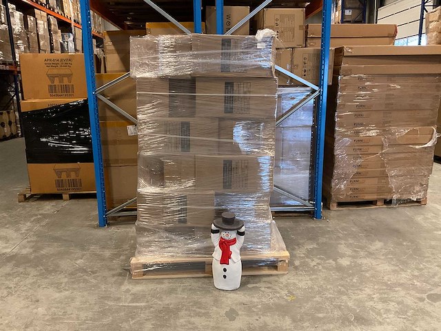 Partij sneeuwmannen - vogelvoeder standaard (30x) - afbeelding 2 van  4