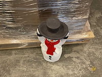 Partij sneeuwmannen - vogelvoeder standaard (30x) - afbeelding 3 van  4