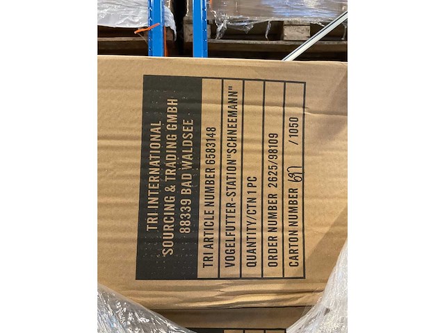 Partij sneeuwmannen - vogelvoeder standaard (30x) - afbeelding 4 van  4