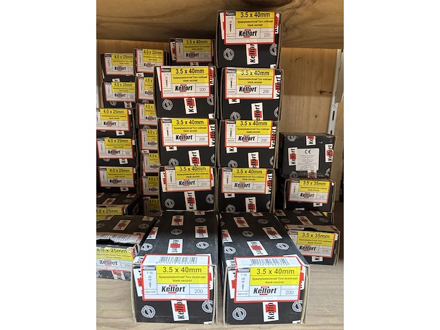 Partij spaanplaatschroeven kelfort - afbeelding 2 van  6