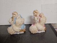Partij spaarpotten 9 x roze en 9x blauwe aantal 18 stuks. - afbeelding 4 van  7