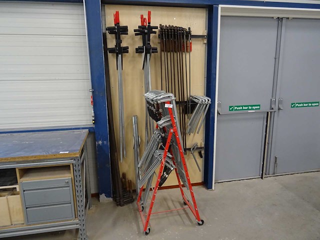 Partij spanbalken en lijmklemmen (60x) - afbeelding 1 van  6