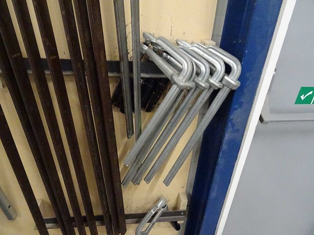 Partij spanbalken en lijmklemmen (60x) - afbeelding 5 van  6