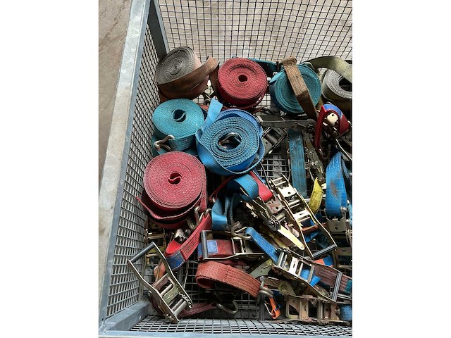 Partij spanbanden & ratels in palletbox - afbeelding 3 van  9