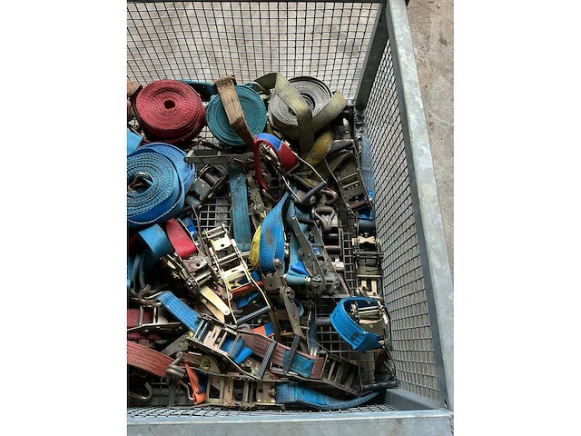 Partij spanbanden & ratels in palletbox - afbeelding 4 van  9