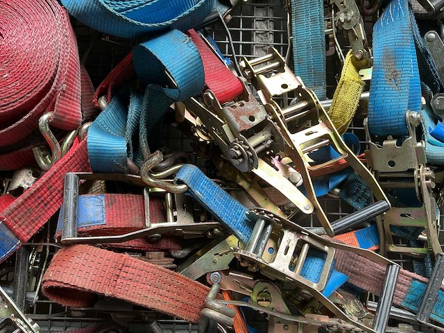 Partij spanbanden & ratels in palletbox - afbeelding 7 van  9